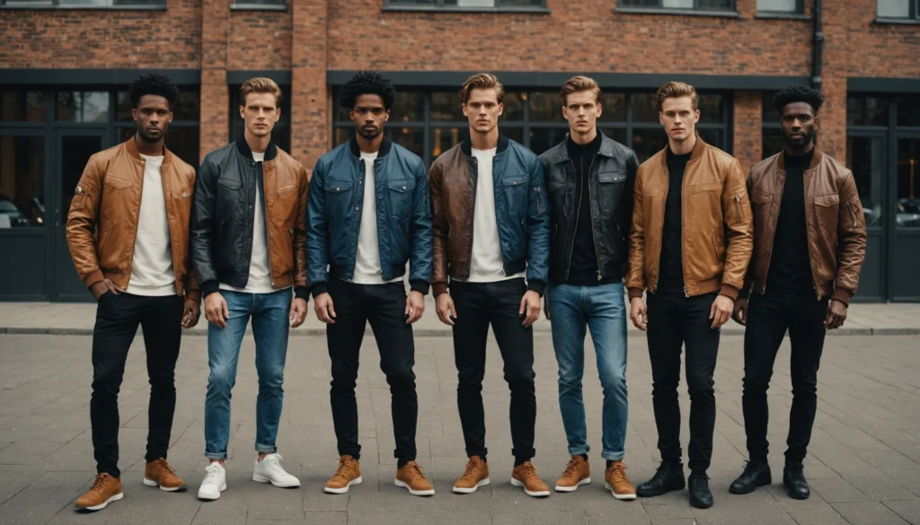 blousons hommes marques