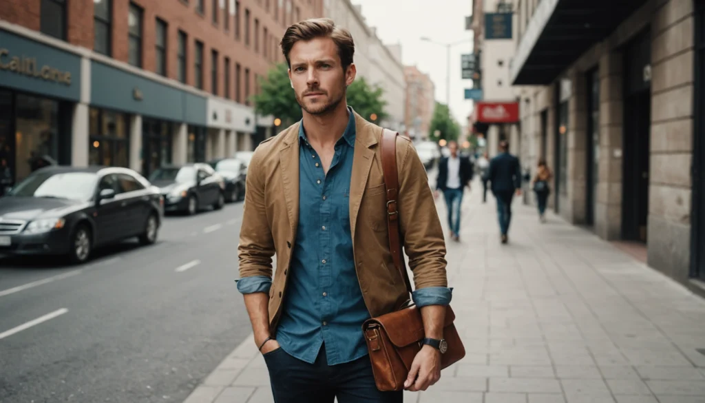 sacoche homme moderne