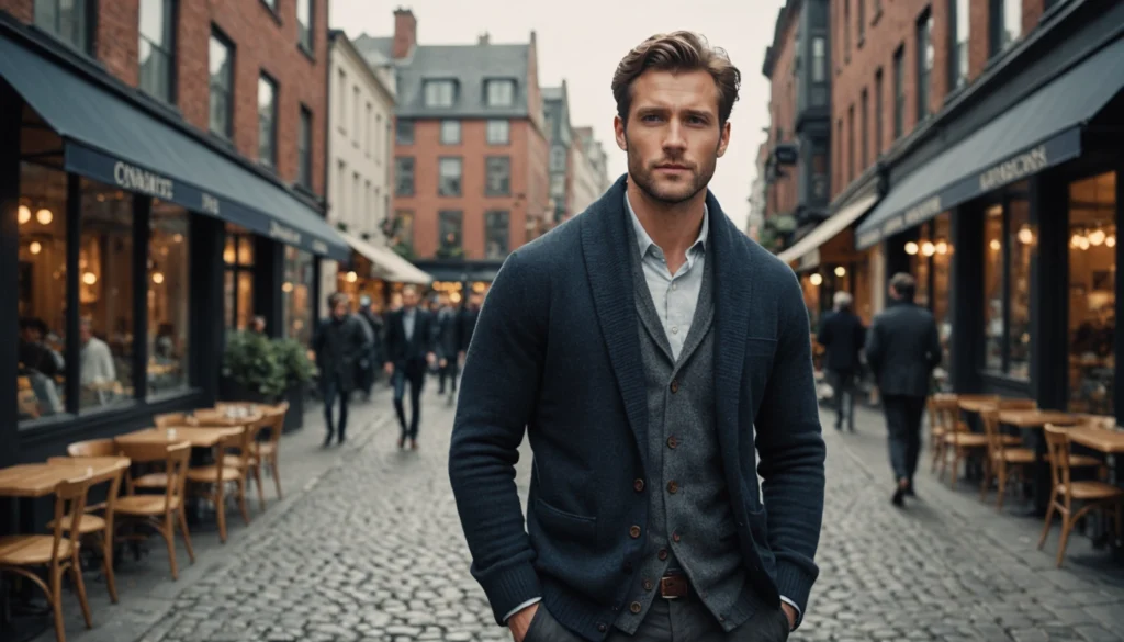 cardigan cole chale homme